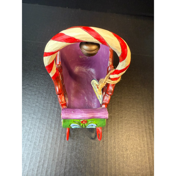 Jim Shore Jingle All the Way Winter Sleigh w/ ornament Set Heartwood Creek w/BOX - Picture 8 of 16